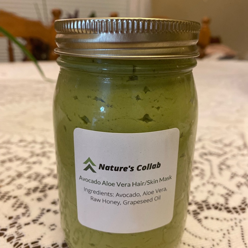 Nature’s Collab homemade all natural hair and skin mask